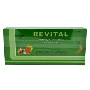 Revital Ginseng + Royal Jelly + Vitamin C 20 Ampoules