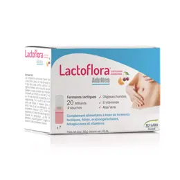 Lactoflora Adultes 7 flacons