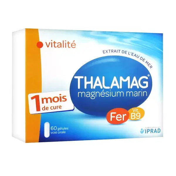 60 cápsulas de Thalamag magnesio Marin vitalidad