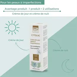 Cytolnat - Cytolac Crème de soin peaux à imperfections