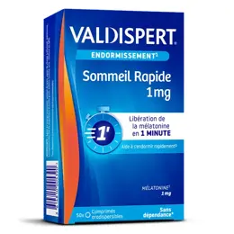 Valdispert Sommeil Rapide 1mg Mélatonine 50 comprimés