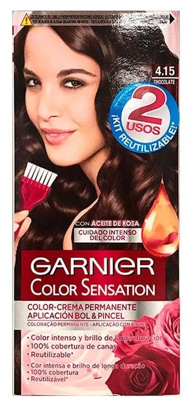 Garnier Color Sensation Tinte Tono 4.15 Chocolate