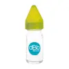 dBb Remond Biberon Jus de Fruit Régul'Air Verre Vert Translucide 110ml