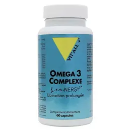 Vit'all+ OMEGA 3 COMPLEXE SeaNERGY3 Libération prolongée 60 capsules