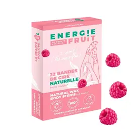 Energie Fruit Épilation & Rasage Bande de Cire Froide Naturelle Corps Fruits Rouges 32 unités