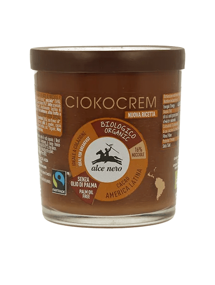 Alce Nero Ciokocrem Crema di Nocciole Spalmabile Biologica 180 g