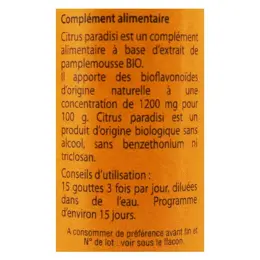 Biotechnie Extrait Fluide Pépin Pamplemousse Bio 30ml