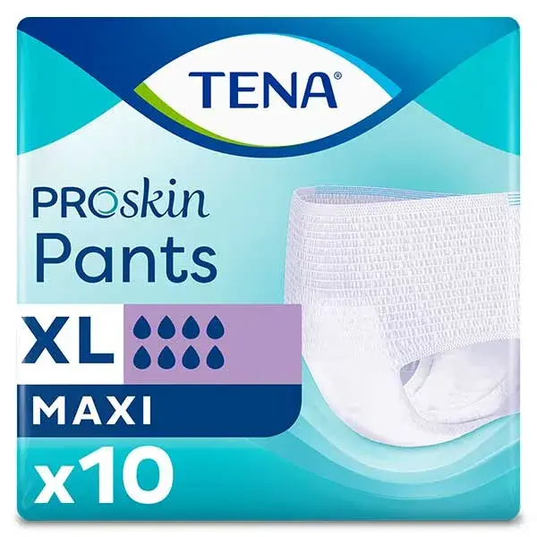 TENA Proskin Pants Sous-Vêtement Absorbant Maxi Taille XL 3 x 10 unités