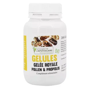 Le Comptoir de l'Apothicaire Pappa Reale Polline & Propolis Bio 200 capsule Vegetali