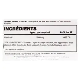 Solaray Vitamine C 1000mg 30 comprimés