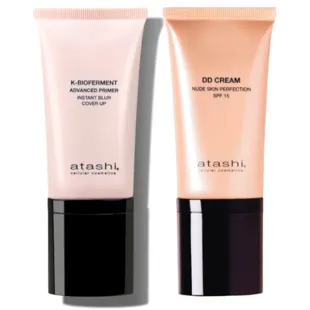 Atashi DD Cream Nude Skin Perfection SPF15 Medium Tone 50 ml + K-Bioferment Advanced Illuminating Primer Lite 50 ml
