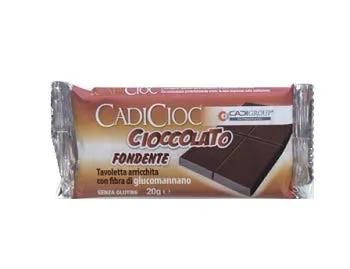 Cadicioc Barretta Di Cioccolato Fondente Con Glucomannano 20 g