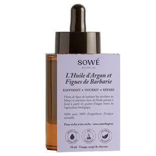 Sowé Olio di Fico d'India et Argan Bio 50ml