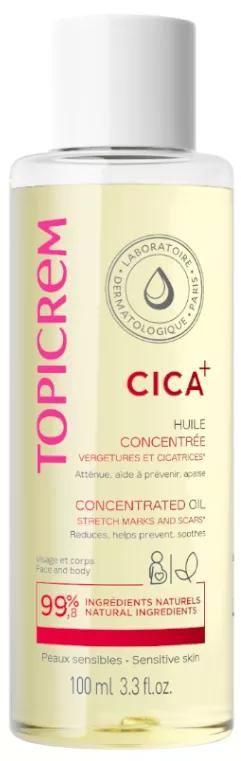 Topicrem Cica+ geconcentreerde olie littekens en striae 100 ml