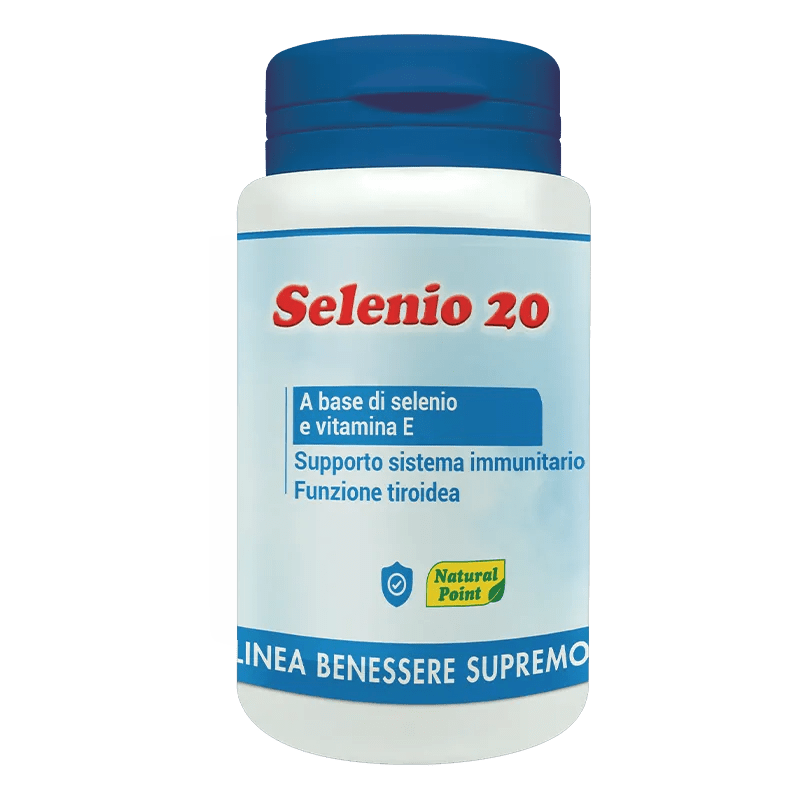 Natural Point Selenio 20 Integratore 60 Capsule