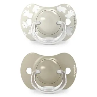 Suavinex Wild&amp;Free Pacifier Physiological Silicone Teat SX Pro Beige 6-18m 2 pcs
