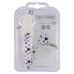 Twistshake Attache-sucette Blanc