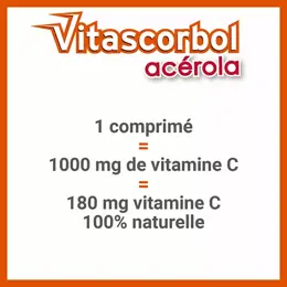 Vitascorbol Acérola 1000 30 comprimés