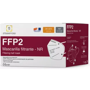 Mascarilla FFP2 NR Blanca 20 uds