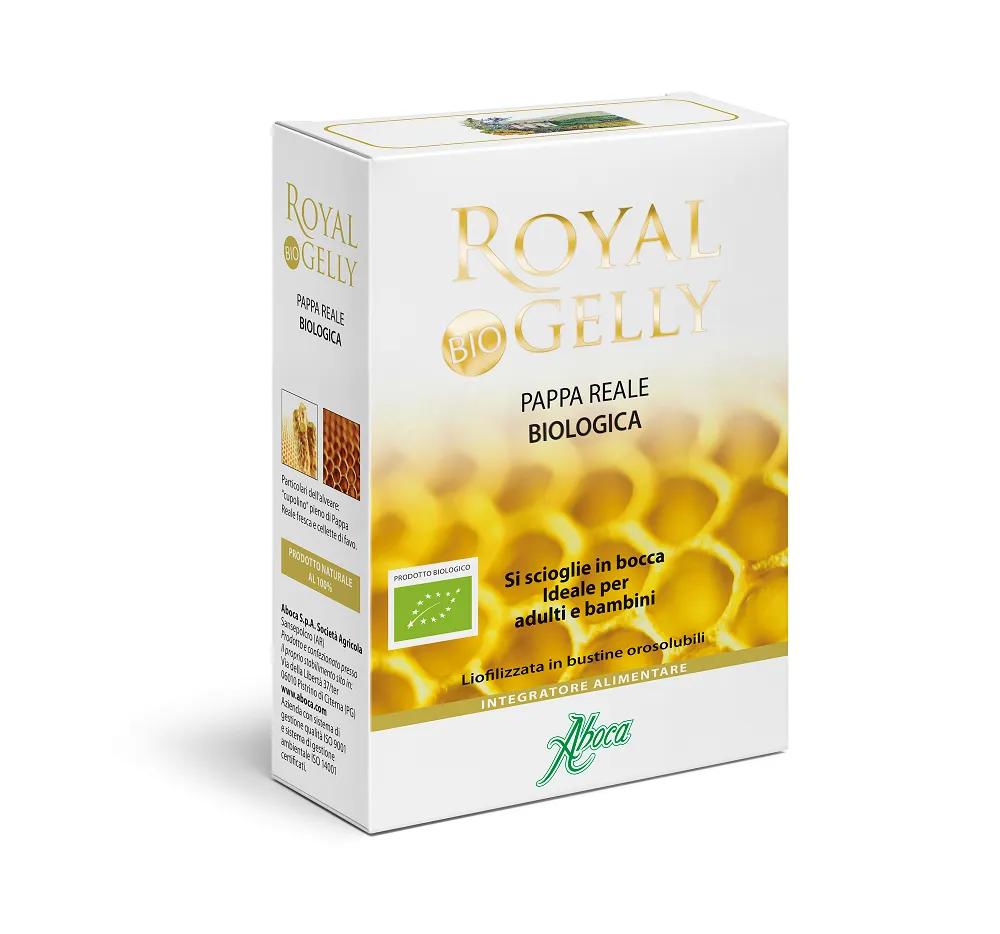 Aboca Royal Gelly Bio Orosolubile Integratore Pappa Reale 16 Bustine