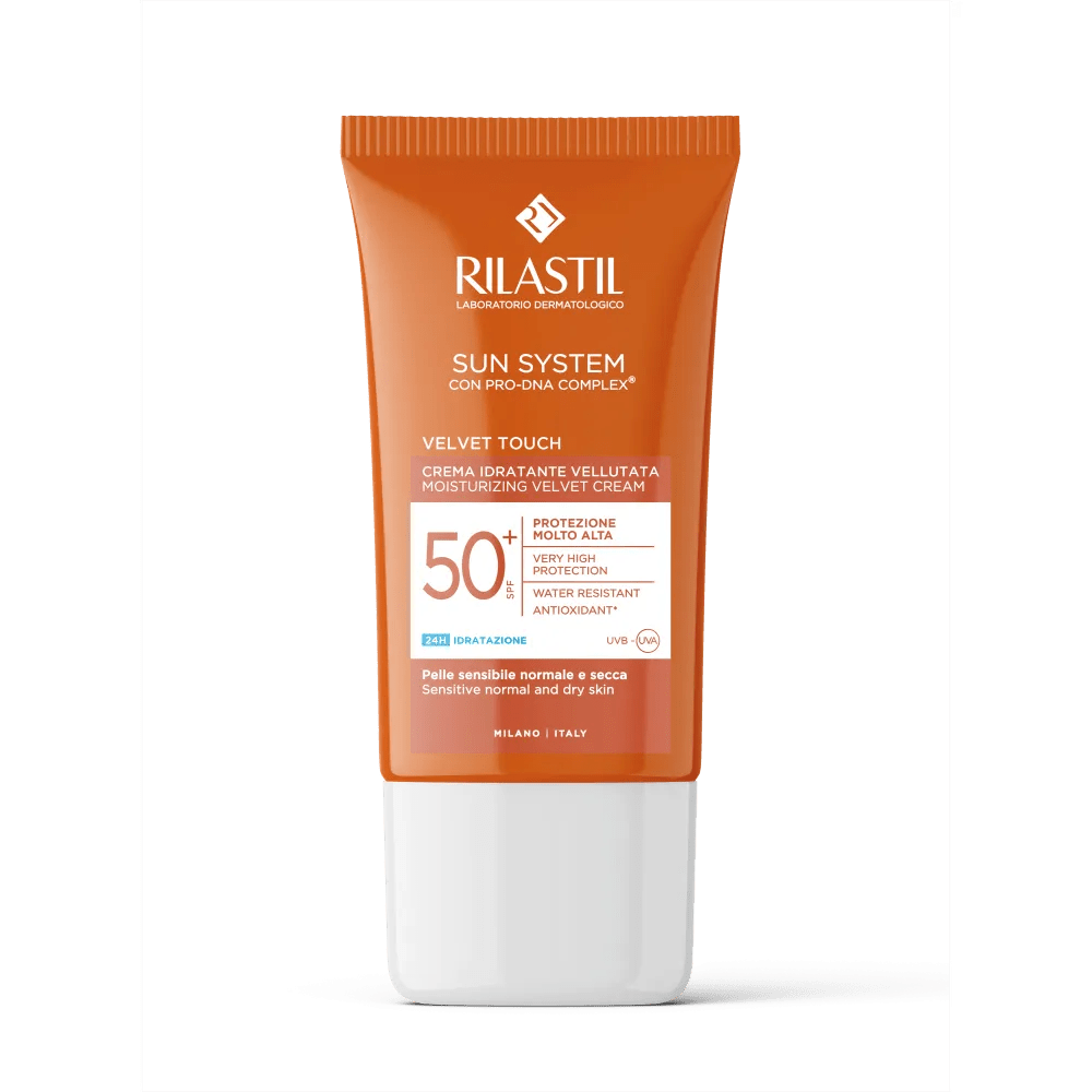 Rilastil Sun System Crema Solare Vellutata Viso SPF50+ 50 ml