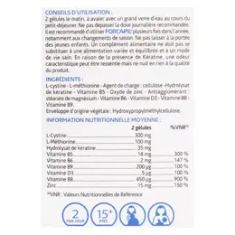 Arkopharma Forcapil Fortifiant Cheveux Kératine+ 60 gélules