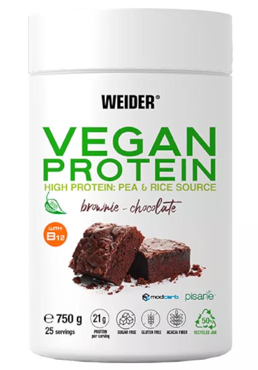 Sapore di cioccolato vegan Weider 750gr