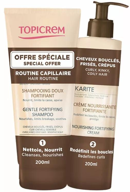 Topicrem Shea Shampoo 200 ml + Voedende Crème 200 ml