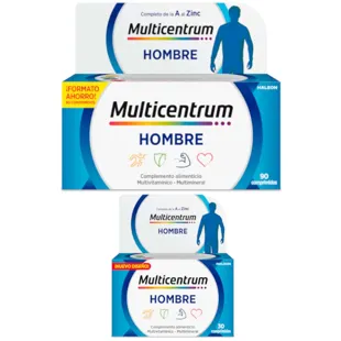 Multicentrum Hombre Multivitamínico Multimineral 90 Comprimidos + 30 Comprimidos