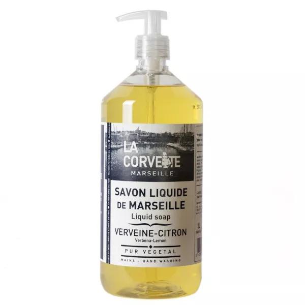 La Corvette Marseille Sapone Liquido di Marsiglia Verbena-Limone 1L