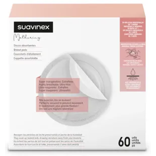 Suavinex Discos Lactancia Nature 60 uds