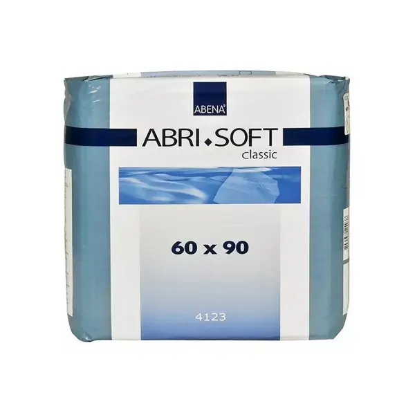 Abena Abri-Soft Basic Funda Protectora Deshechable para Cama - 60 x 90cm 2100ml - 25 Unidades