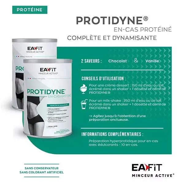 Vaniglia di EAFIT Protidyne proteina gusto dinamico 320g