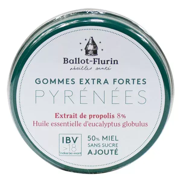 Ballot-Flurin Propolis Gommes Extra Fortes Pyrénées Gorge Bio 30g