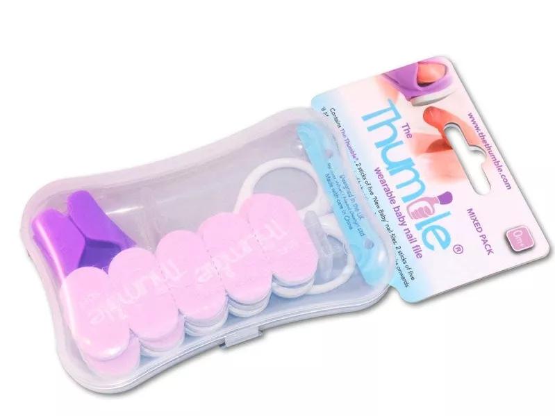 The Thumble Baby Nails Limas para Unhas 20 Recargas + Tesoura