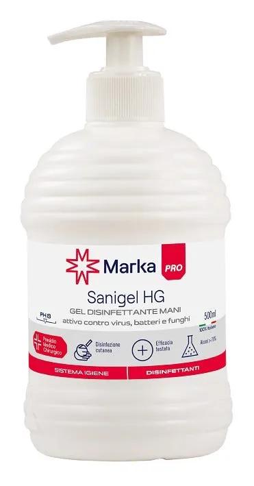 Marka Sanigel Pro Hg Gel Disinfettante Cutaneo con Alcol Etilico 500 ml