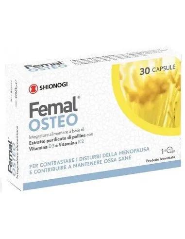 Femal Osteo Integratore Per le Ossa in Menopausa 30 Capsule