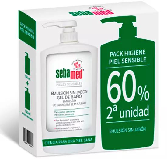 Pack Duplo Sebamed Emulsion ohne Seife 750ml