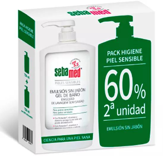 Confezione Duplo Sebamed Emulsione Senza Sapone 750ml