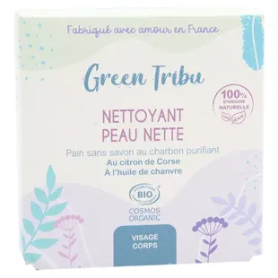 Green Tribu Pain Surgras Nettoyant Peau Nette Bio 110g