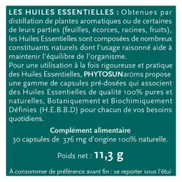 Phytosun Arôms Capsules Nez et Gorge aux Huiles Essentielles 30 Capsules