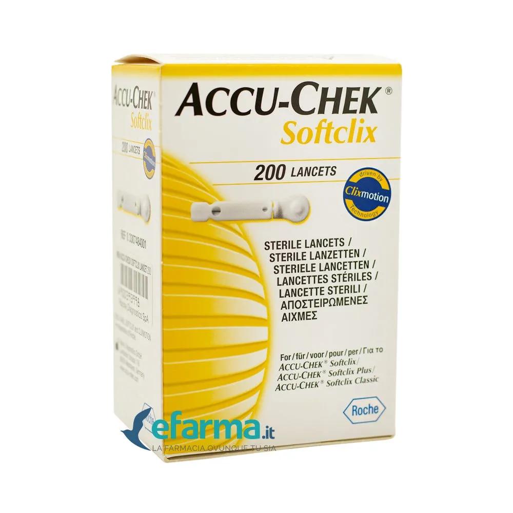 Accu-Chek Softclix Lancette Pungidito 200 Pezzi