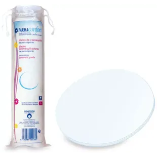 Farmaconfort Cotton Makeup Remover Pads 80 Units