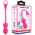 Vibromasseur rechargeable Pretty Love Elvira Application longue distance Fuchsia