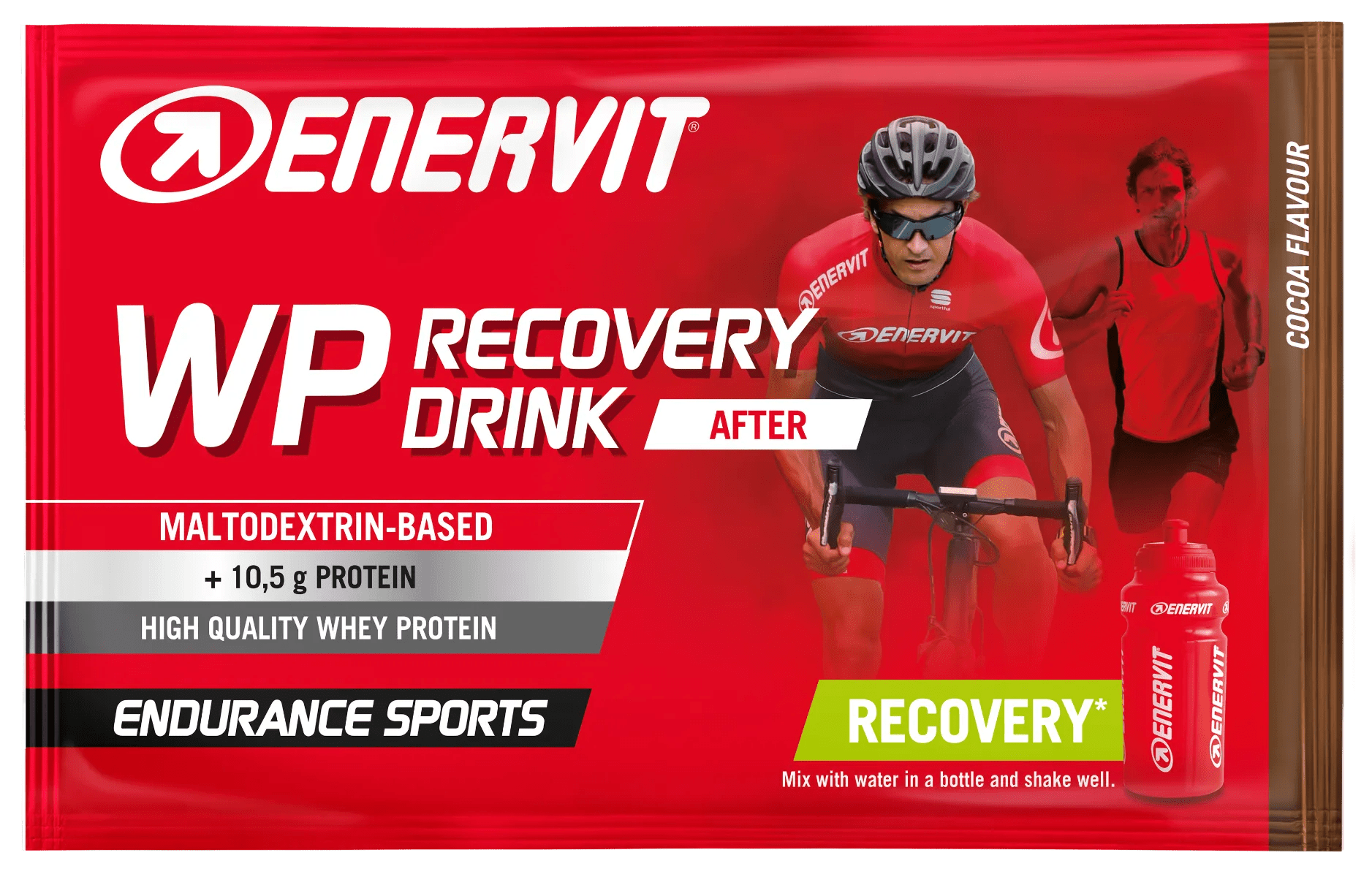 Enervit WP Recovery Drink Cacao per Recupero Energie Post Allenamento Bustina da 50 gr