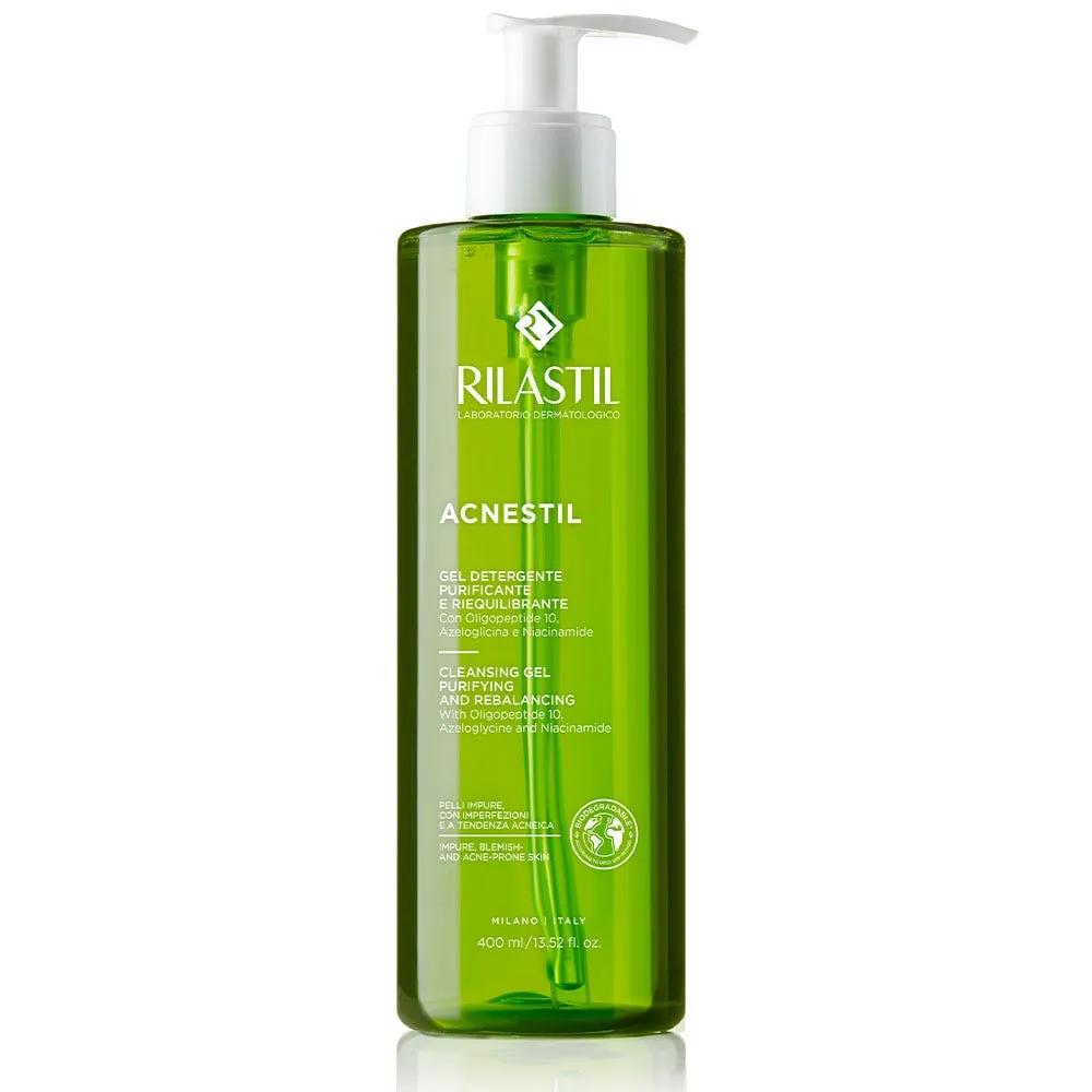 Rilastil Acnestil Gel Detergente Purificante Viso Pelle Impura 400 ml