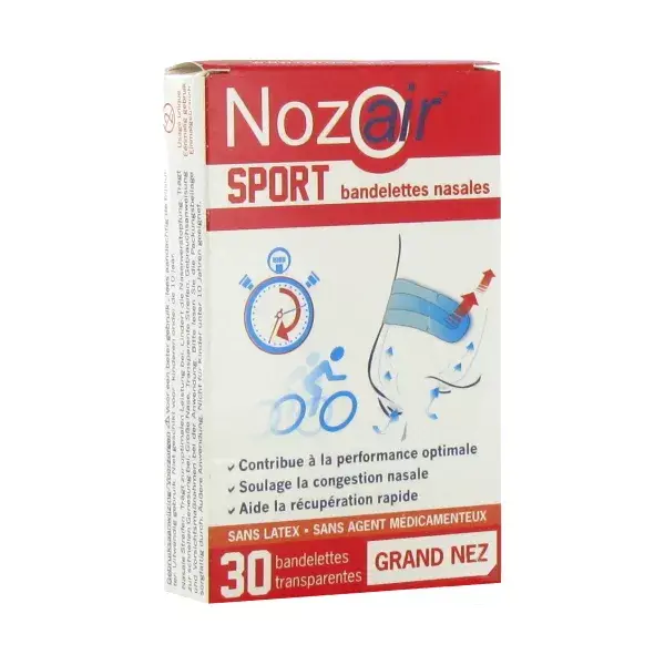 Nasale Nozoair Sport strisce scatola grande naso di 30