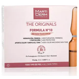 Martiderm The Originals Formula N10 HD Color Touch SPF30 10 Ampullen