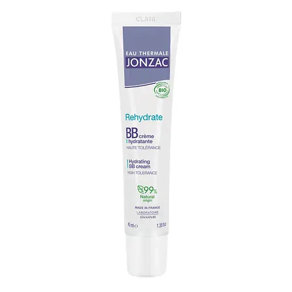 Eau Thermale Jonzac Rehydrates BB Cream Moisturizing Light Tint Organic 40ml