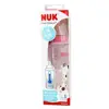 Nuk First Choice+ Biberon Silicone 6-18m Débit XL Température Control Rose Girafe 360ml